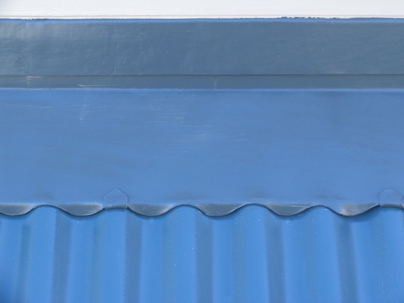 Traditional Leadwork-Lead Flashing over corrugated roofing