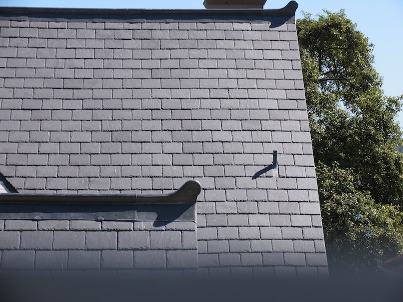 Slate roofing Sydney-Welsh Penrhyn roof slate, Traditional Lead ridge & Finials