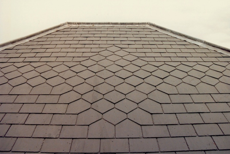 Slate roofing Sydney-Diamond & Band Pattern