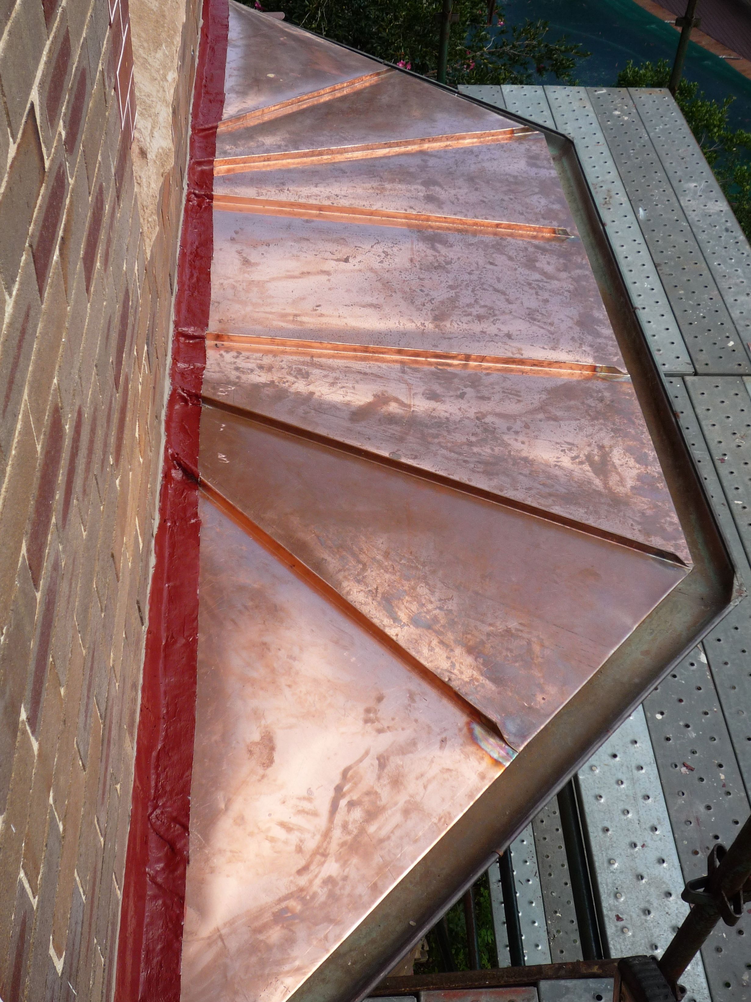 Copper roofing Sydney-Bay window