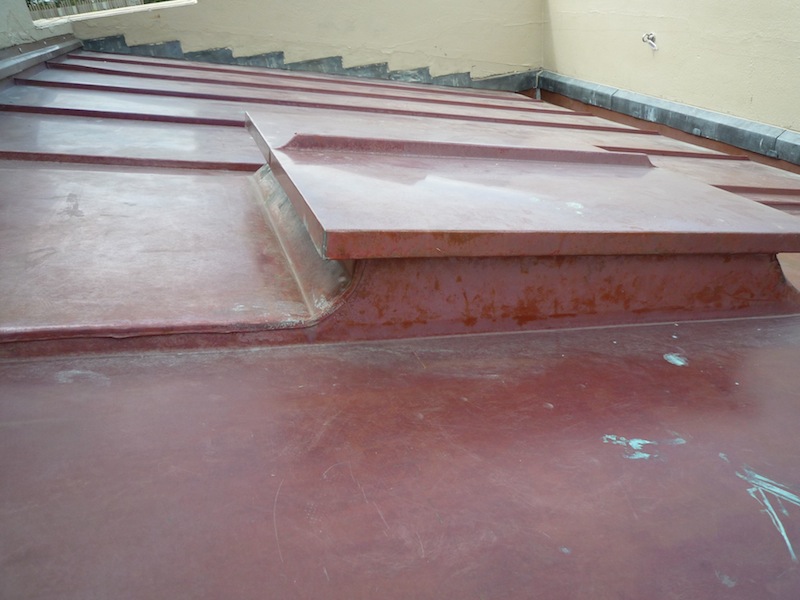 Copper roofing Sydney-Traditional welted joints