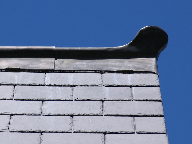 Slate roofing Sydney-Welsh Penrhyn slate,Traditional Lead Finial