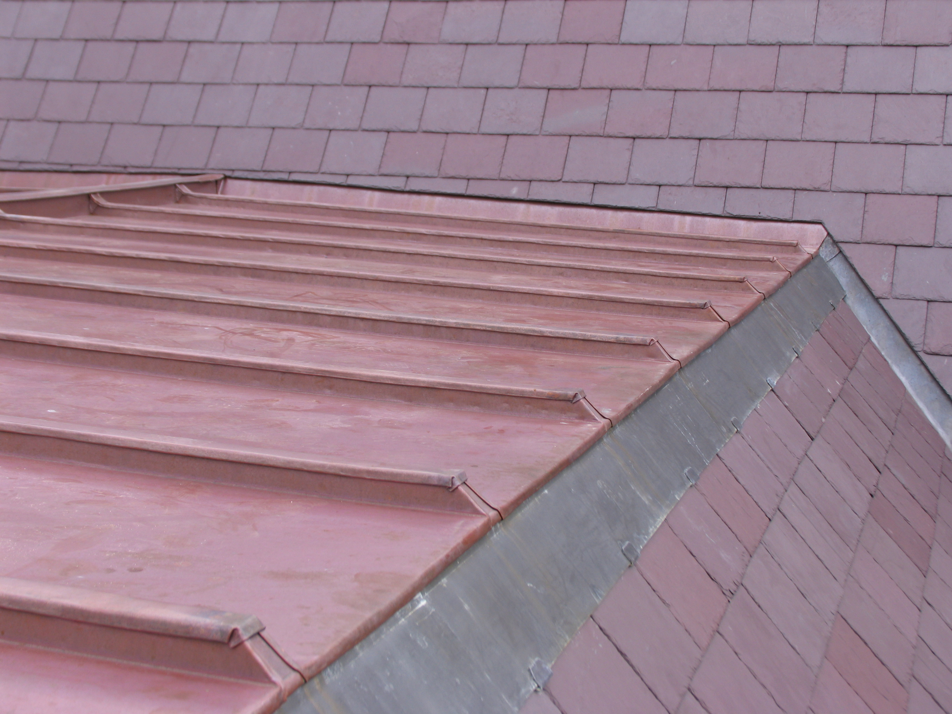 Copper roofing Sydney-Traditional Batten roll