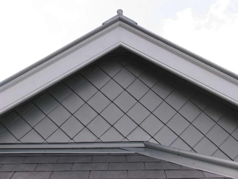 Zinc roofing Sydney-Zinc diamond cladding,cappings and flashing