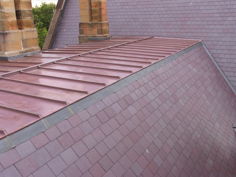 Heritage roofing Sydney-Copper and Slate roofing.
