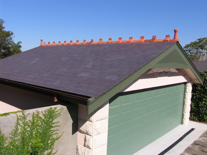 Slate roofing Sydney-Welsh Penrhyn slate,Terracotta cappings,Copper guttering