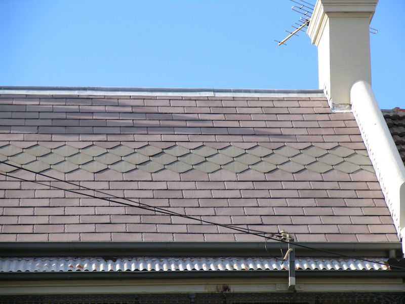 Slate roofing Sydney-Welsh slate with pattern