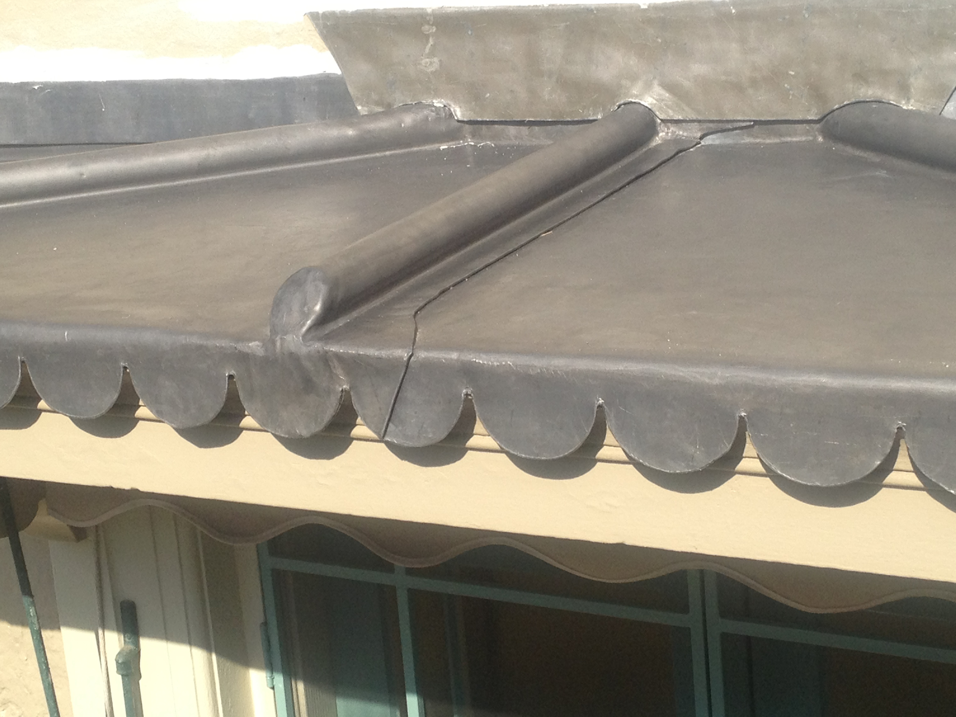 Traditional Leadwork Canopy