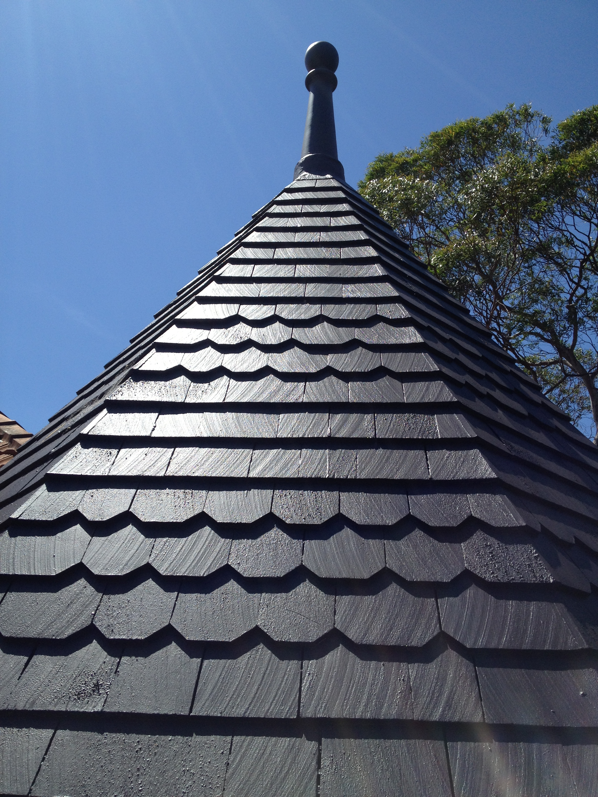 Cedar Shingle Turret