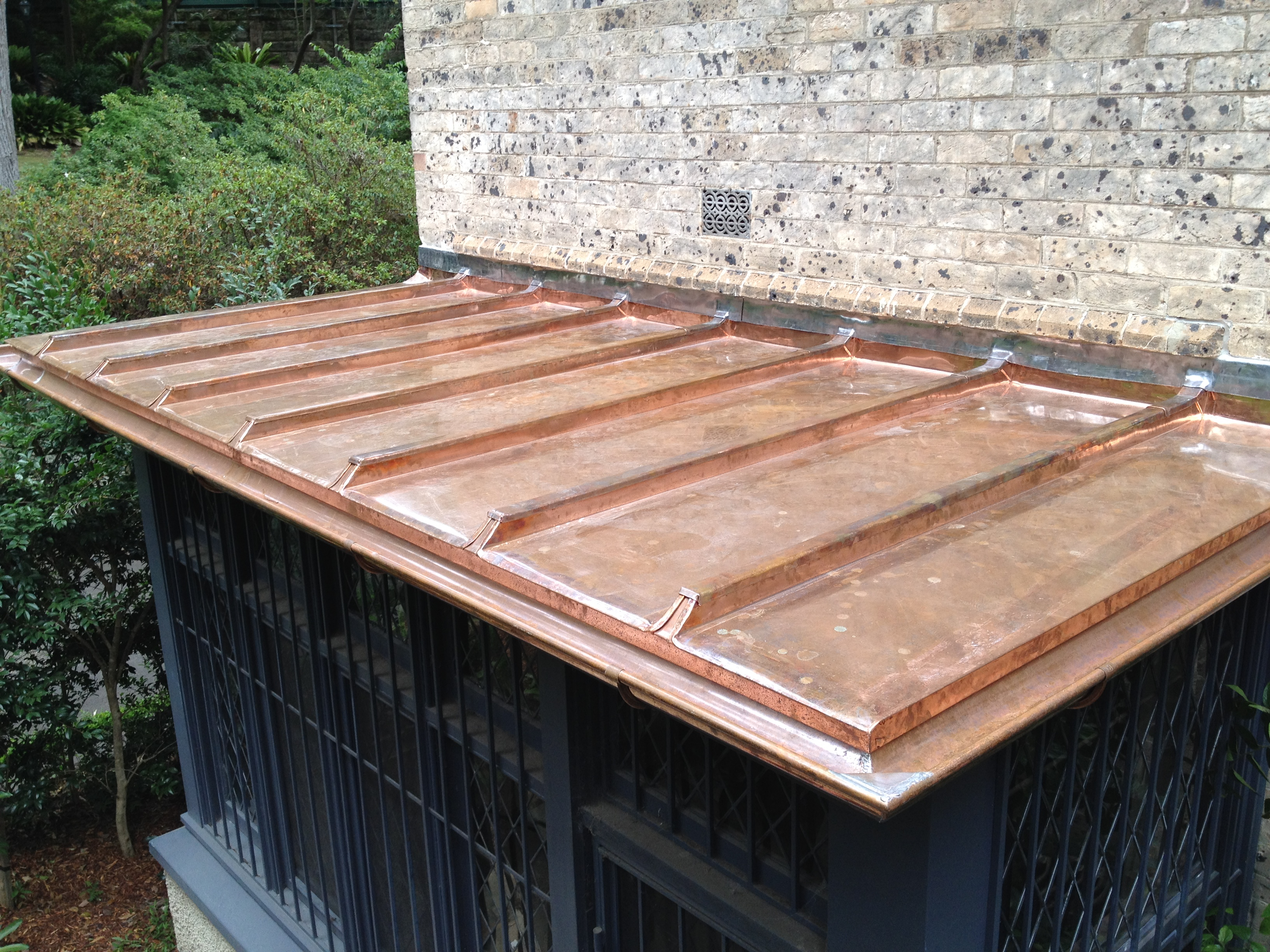 Traditional Copper roofing