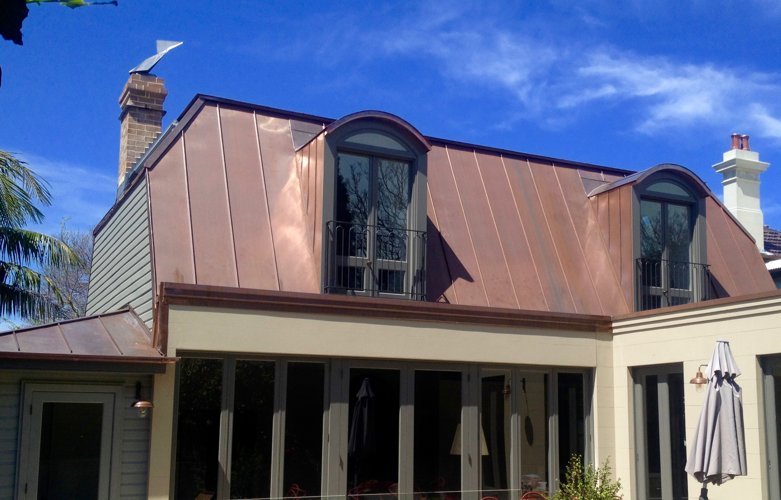 Copper roofing Sydney